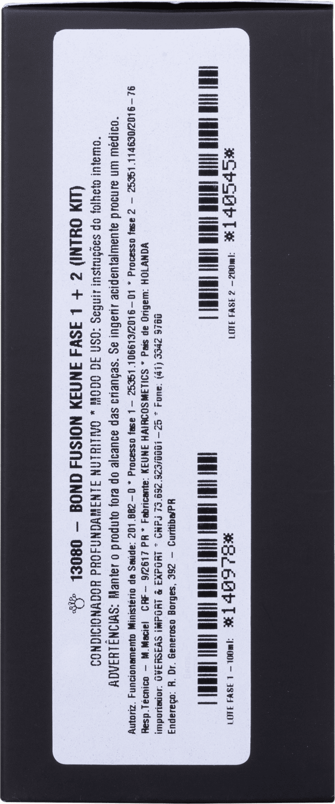 Kit Keune Bond Fushion Phase 1 + 2 (2 Produtos)