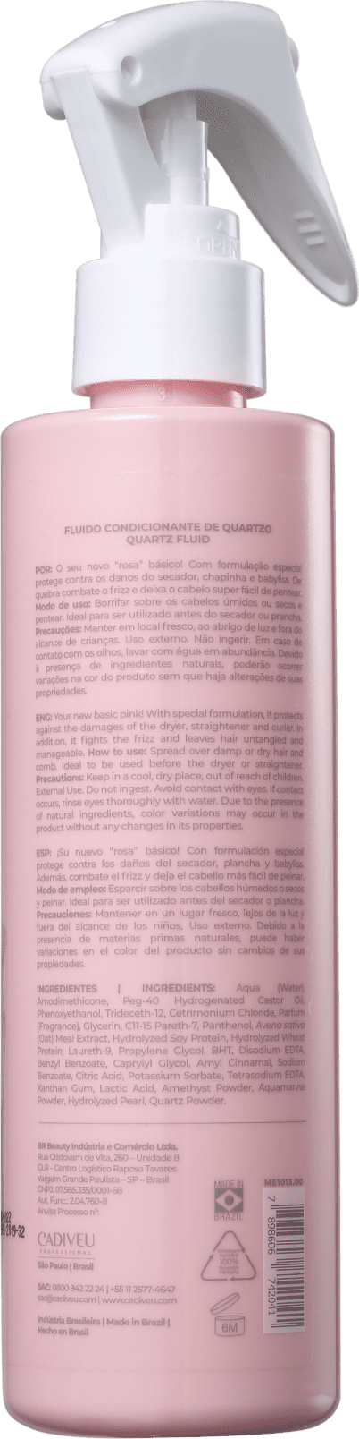 Cadiveu Professional Boca Rosa Hair Quartzo Fluído Condicionante - Leave-in 215ml
