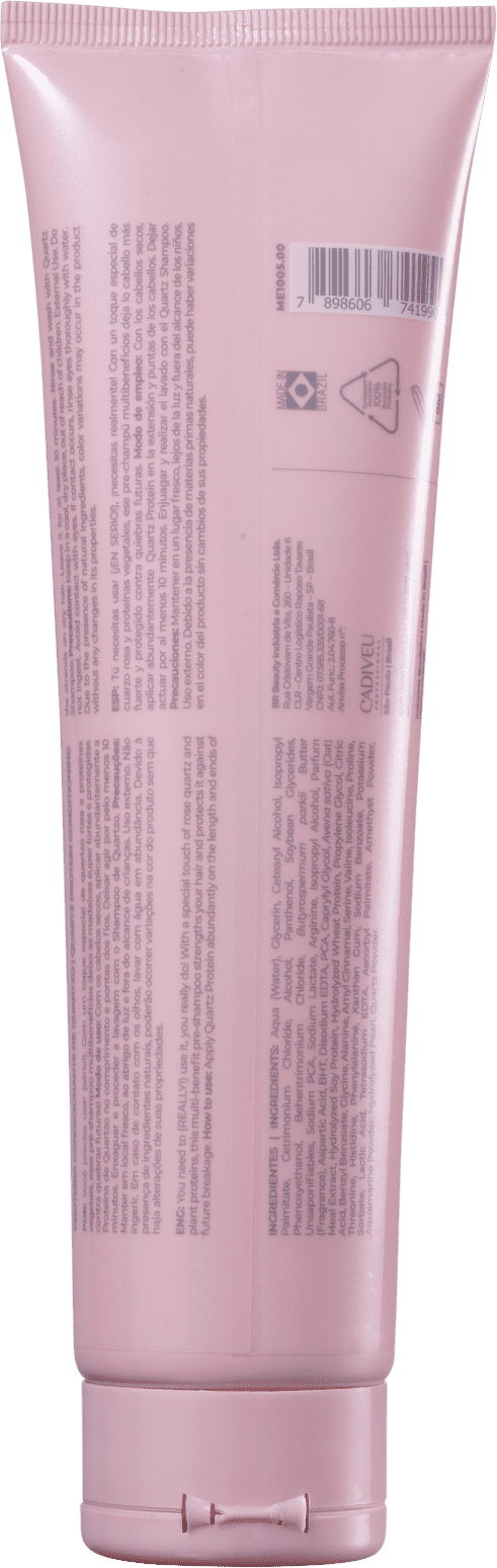 Cadiveu Professional Boca Rosa Hair Quartzo Proteína Condicionante - Pré-Shampoo 150ml