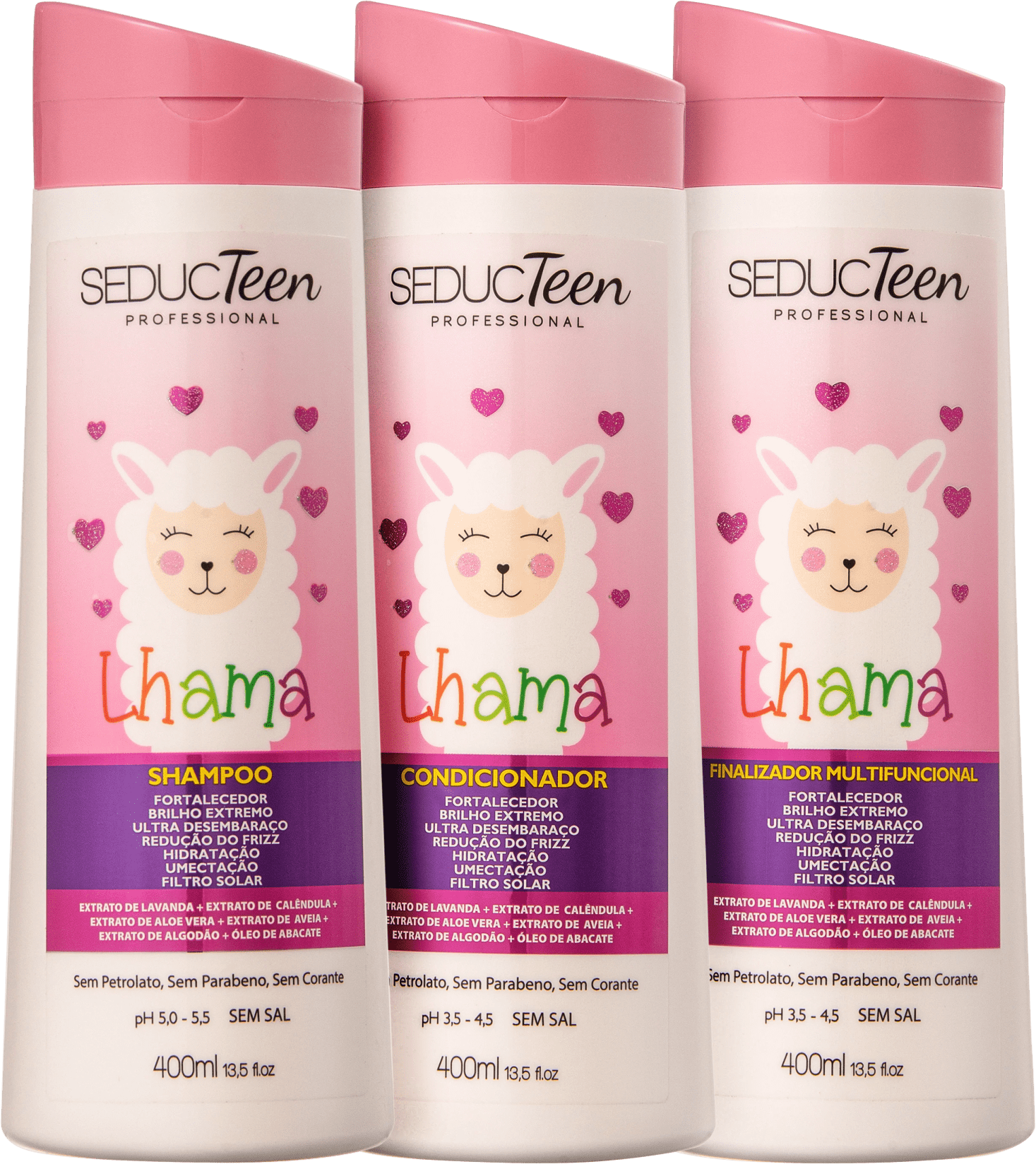 Kit Eico Seducteen Lhama Trio (3 Produtos)