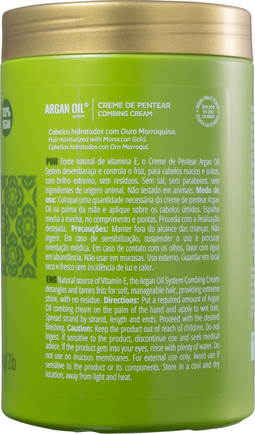 Inoar Argan Oil System - Creme para Pentear 1000g