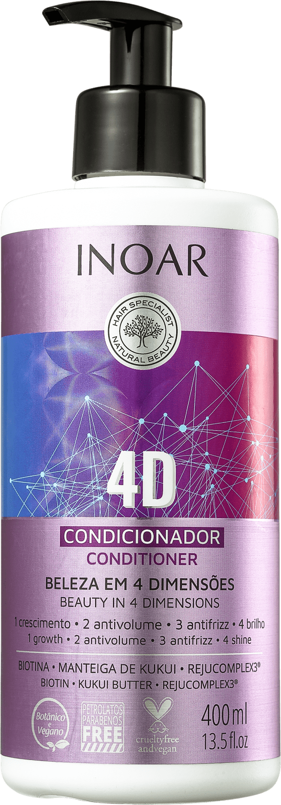 Inoar 4D - Condicionador 400ml