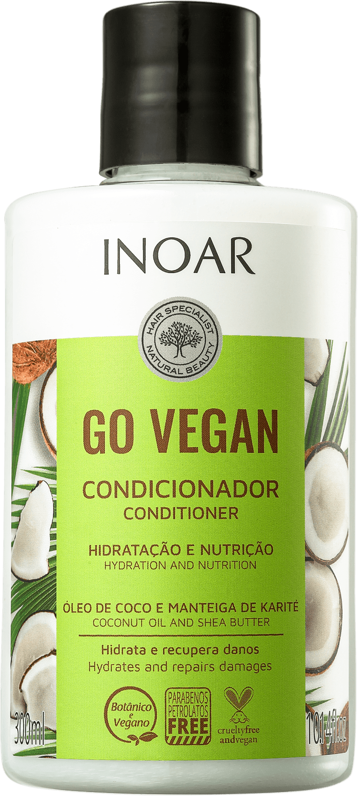 Inoar Go Vegan Hidratação e Nutrição - Condicionador 300ml