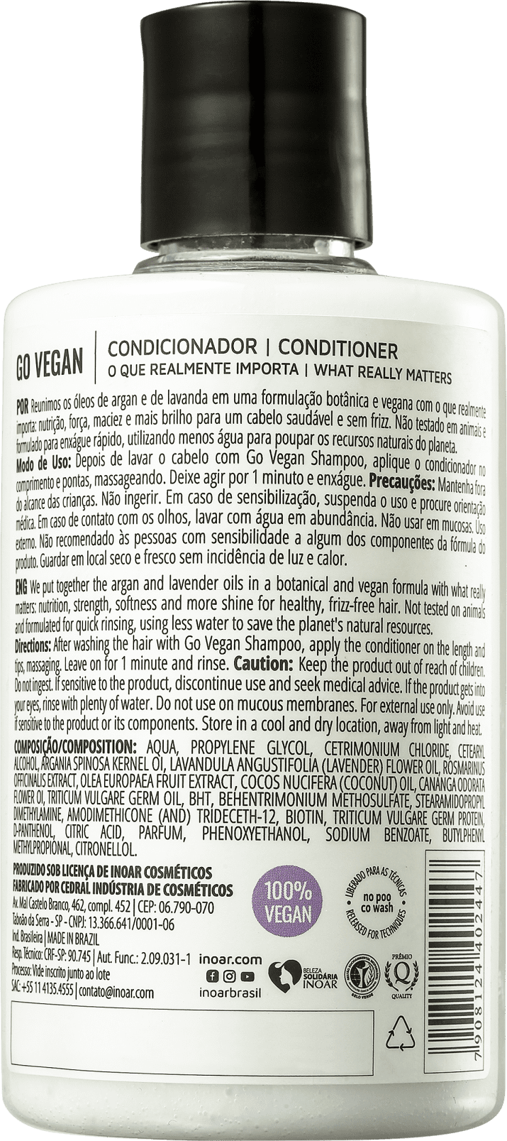 Inoar Go Vegan Antifrizz - Condicionador 300ml