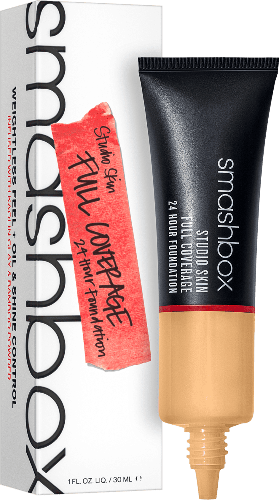 Smashbox Studio Skin Full Coverage 24h 2.4 Light Medium Warm & Peachy - Base Líquida 30ml