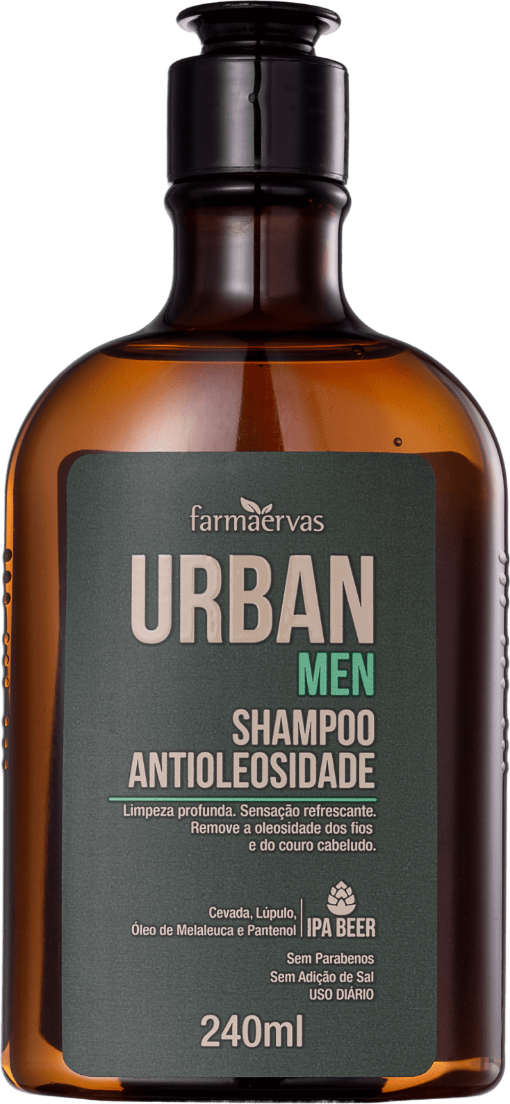 Farmaervas Urban Men Antioleosidade - Shampoo 240ml