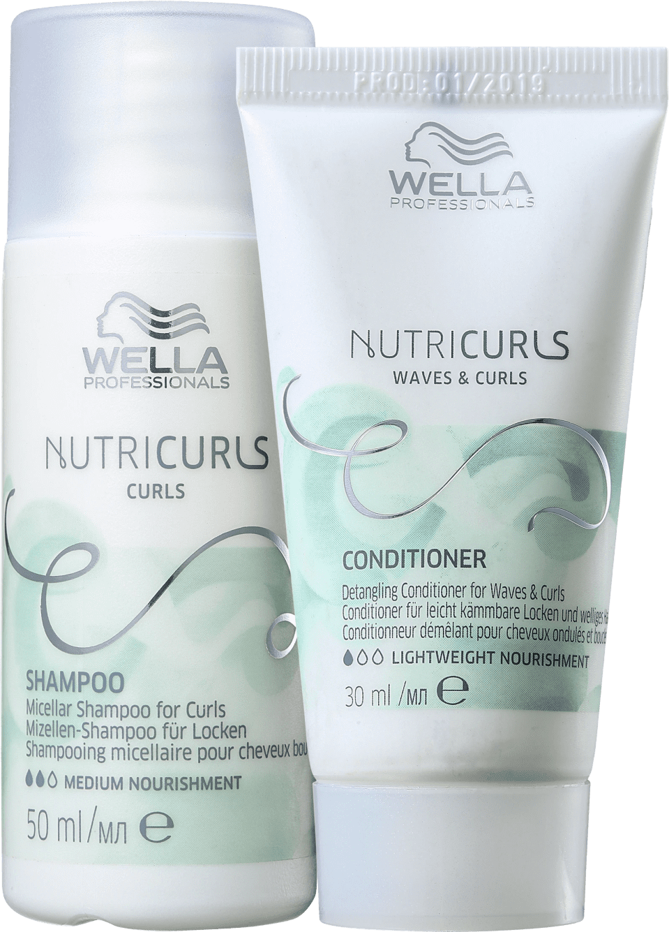 Kit Wella Professionals Nutricurls Travel Size Duo (2 Produtos)