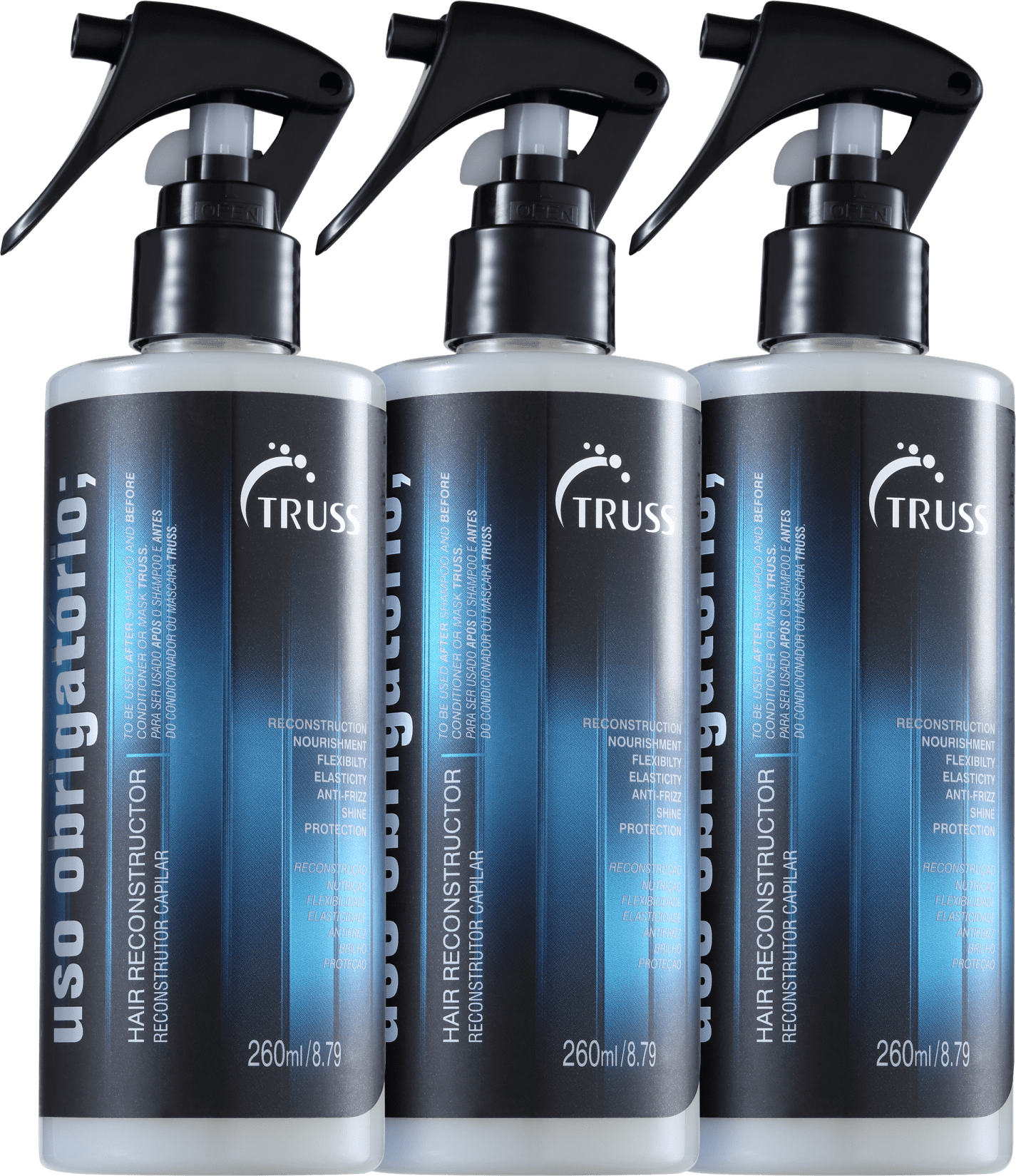 Truss Uso Obrigatório - Tratamento Reconstrutor 3x260ml