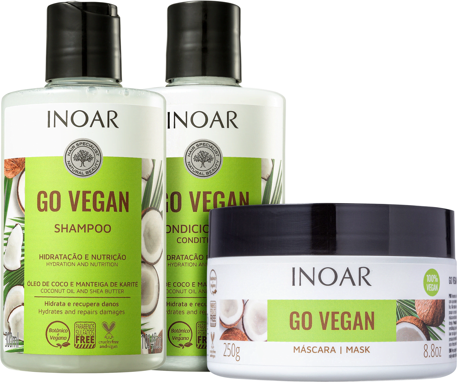 Kit Inoar Go Vegan (3 Produtos)