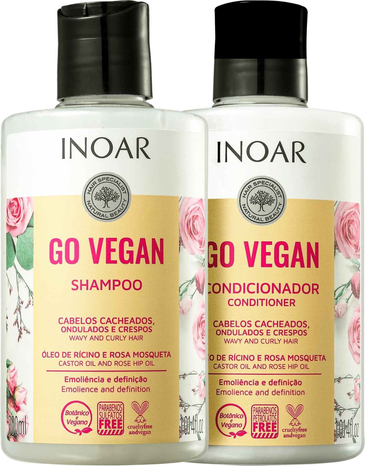 Kit Inoar Go Vegan Cachos Duo (2 Produtos)