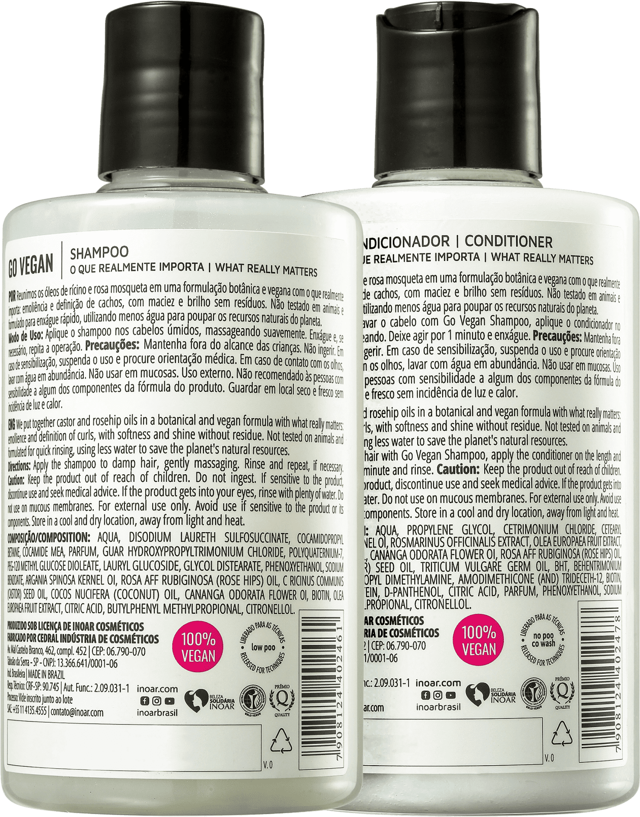 Kit Inoar Go Vegan Cachos Duo (2 Produtos)