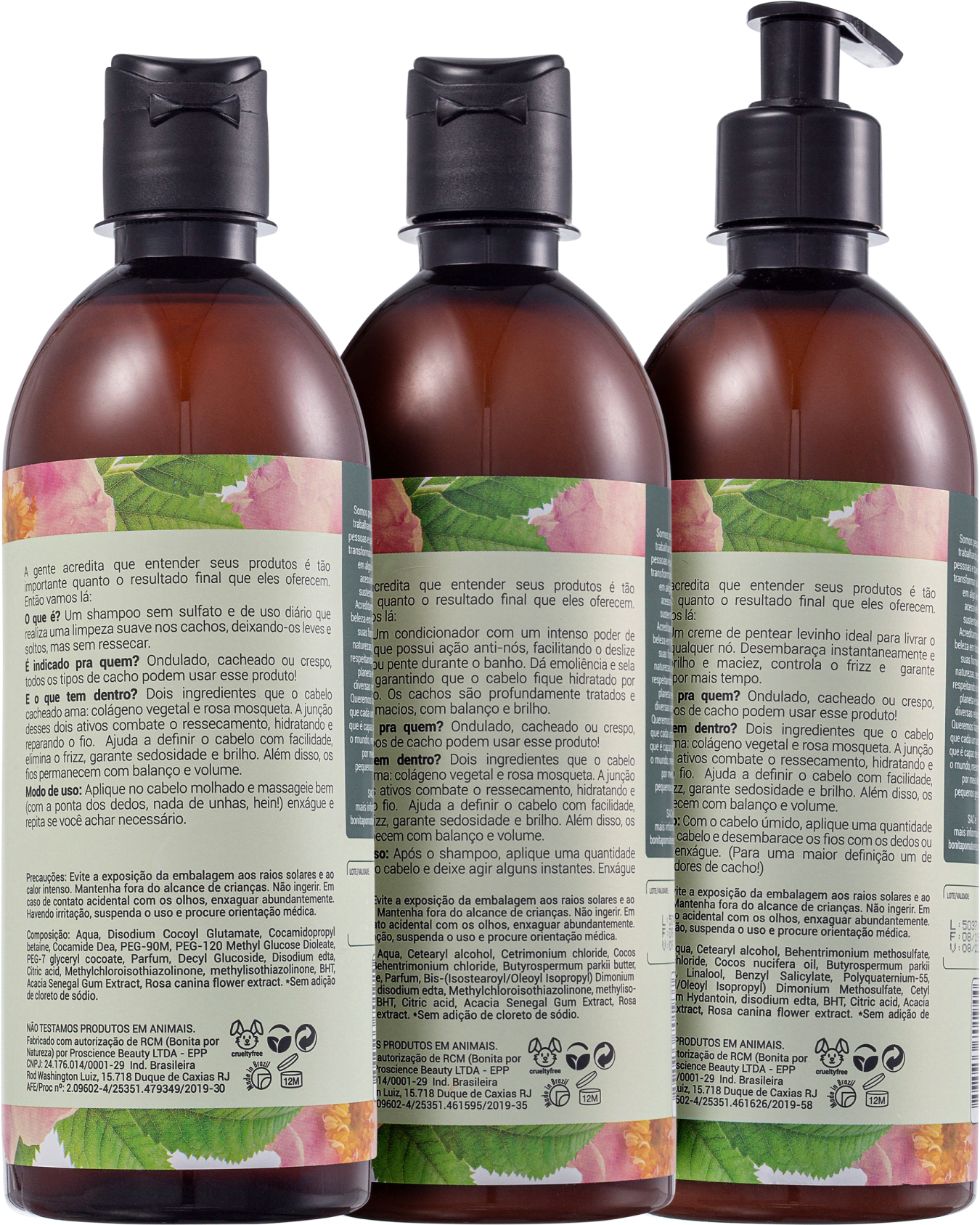 Kit Bonita por Natureza Cachos (3 Produtos)