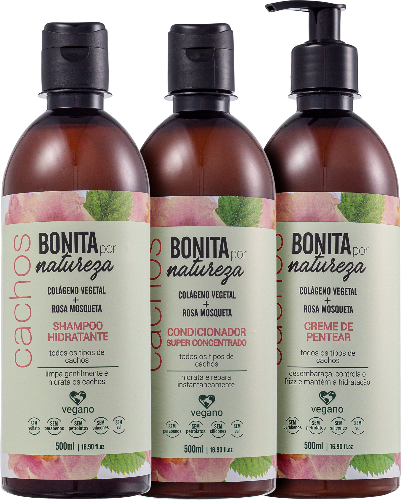 Kit Bonita por Natureza Cachos (3 Produtos)
