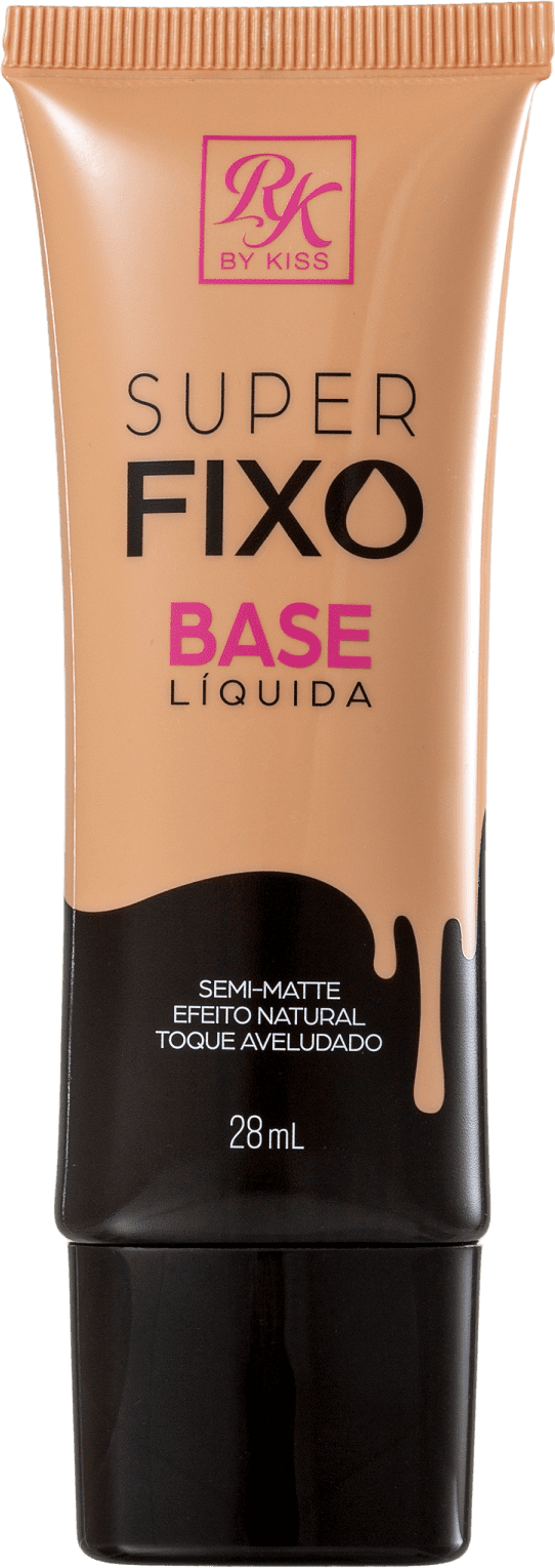 Kiss New York Ruby Kisses Super Fixo Nude - Base Líquida 28ml