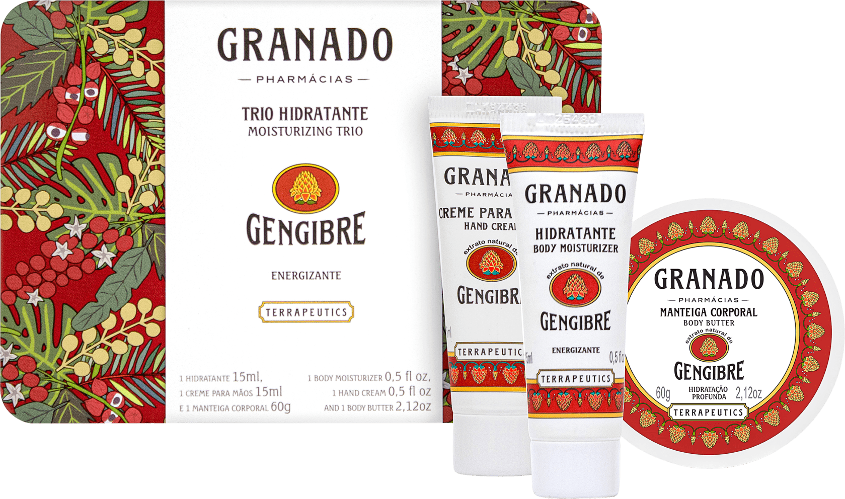 Kit Granado Trio Energizante Gengibre (3 produtos)