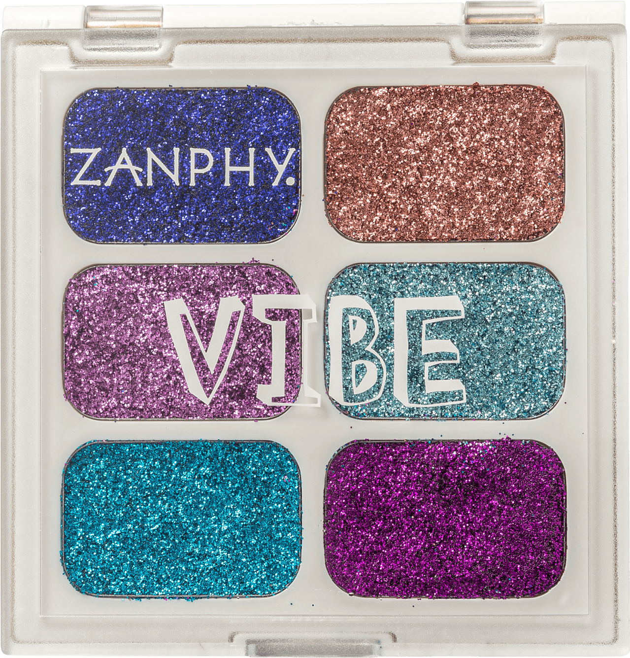 Paleta de Glitter Zanphy Vibe Beleza na 