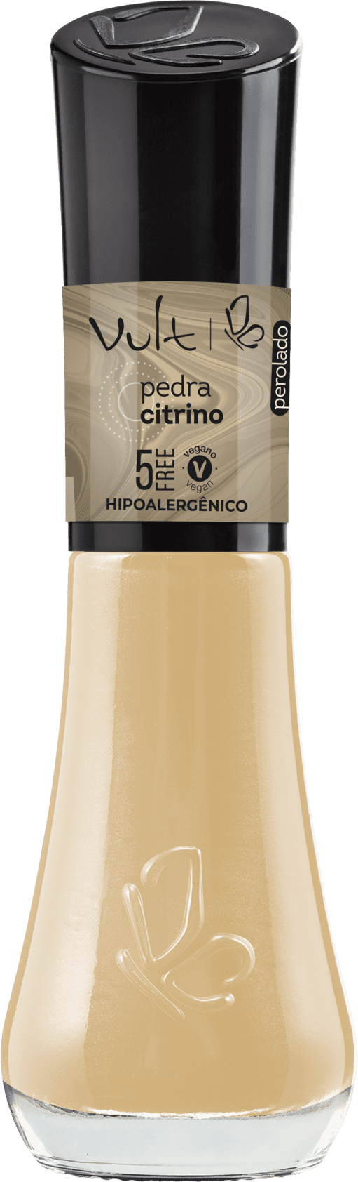 Vult 5Free Energia das Pedras Pedra Citrino - Esmalte Cremoso 8ml
