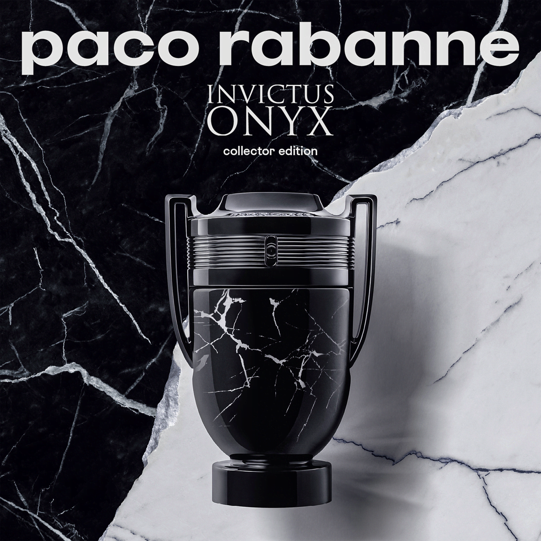 Invictus Onyx Collector Edition Paco Rabanne Eau de Toilette - Perfume Masculino 100ml