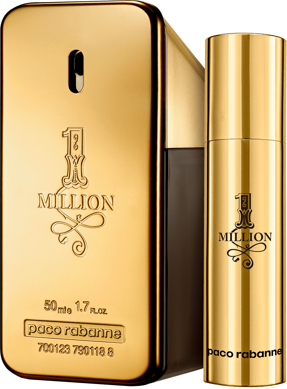 Conjunto 1 Million Paco Rabanne Eau de Toilette - Perfume 50ml + Travel Size 10ml