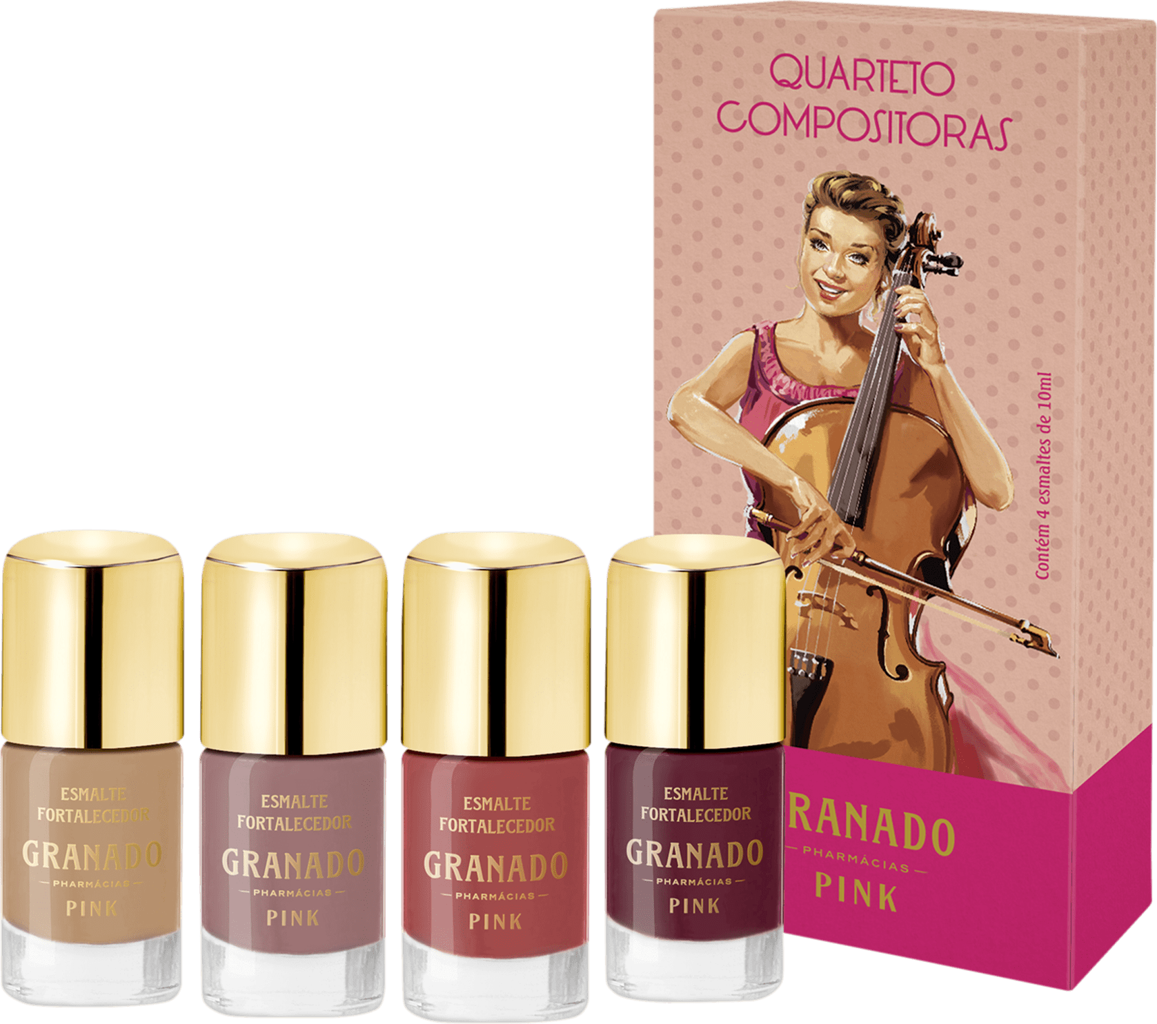 Pink Compositer Kit Granado Pink Quarteto Compositoras | Beleza na Web