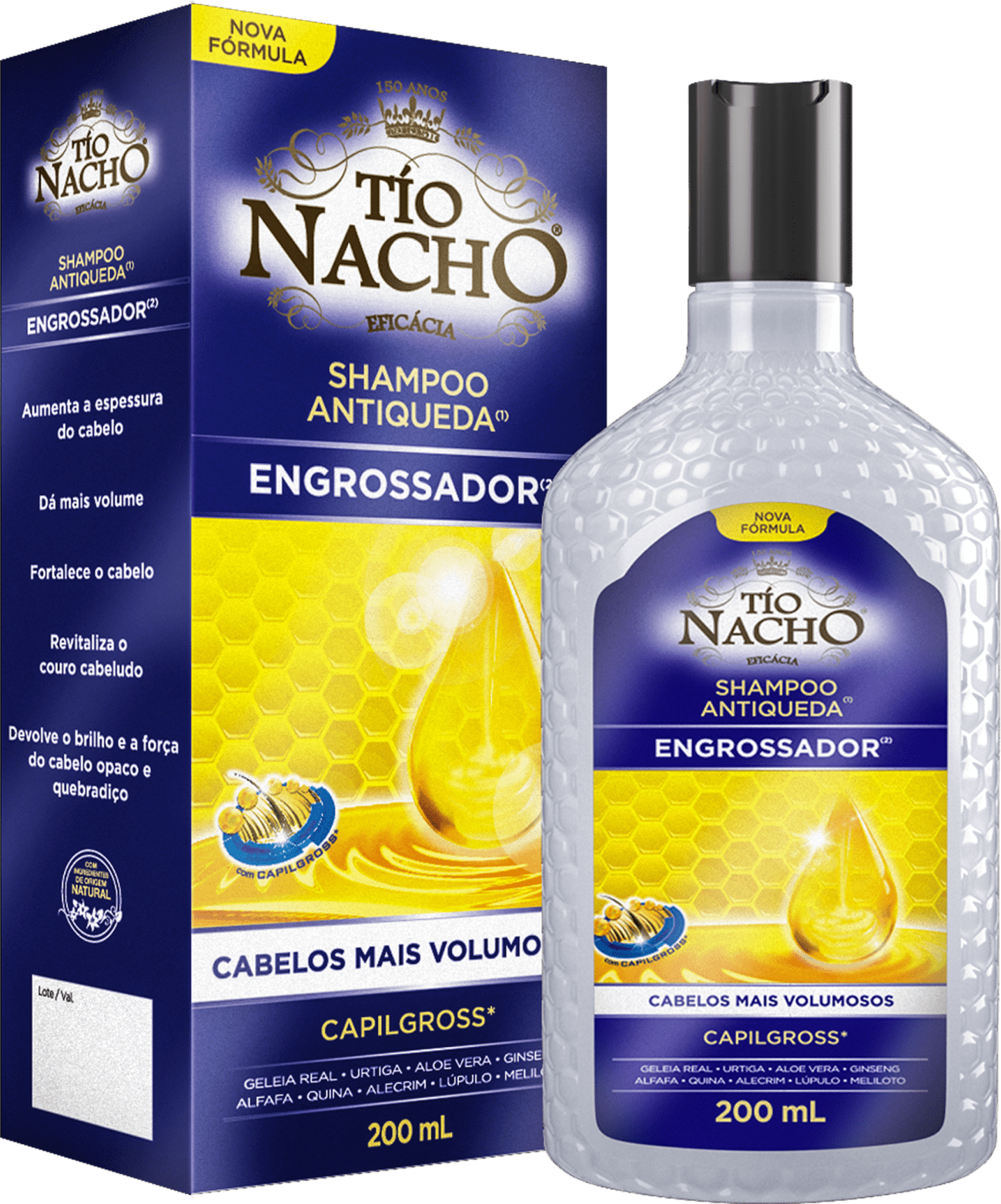 Shampoo Tío Nacho Antiqueda Engrossador Beleza na Web