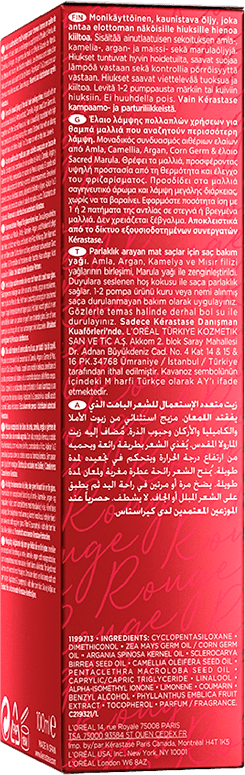 Óleo Capilar Kérastase Elixir Ultime Originale Édition Rouge 100ml
