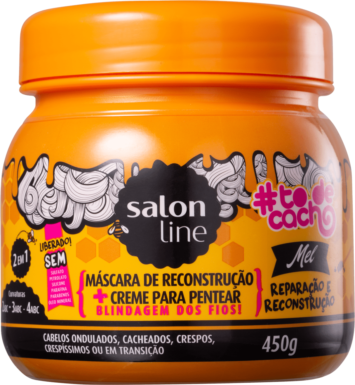 Máscara Salon Line todecacho Mel 2em1 Beautybox
