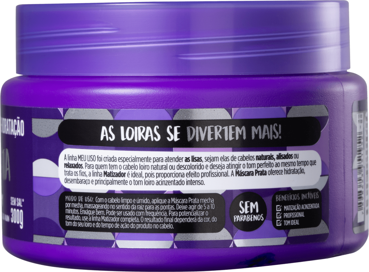 Máscara Salon Line Meu Liso Prata Beautybox
