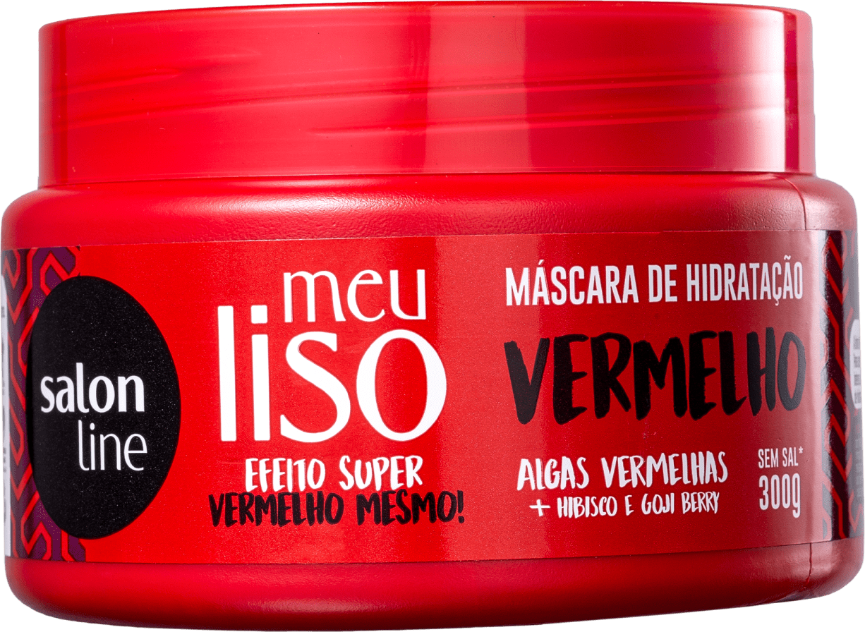 Máscara Salon Line Meu Liso Vermelho Beautybox