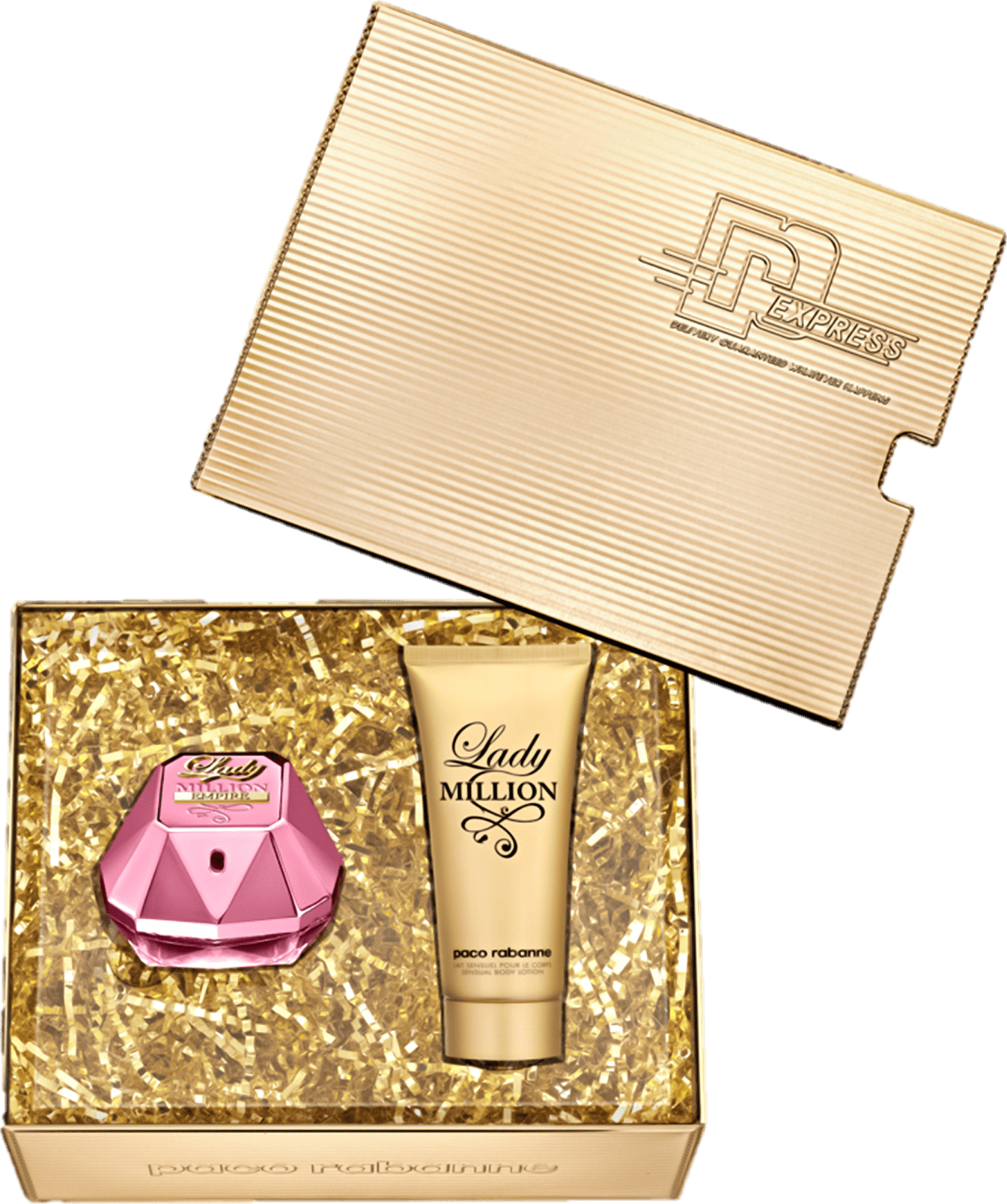Conjunto Lady Million Empire Paco Rabanne Feminino - Eau de Parfum 80ml + Loção Corporal 100ml