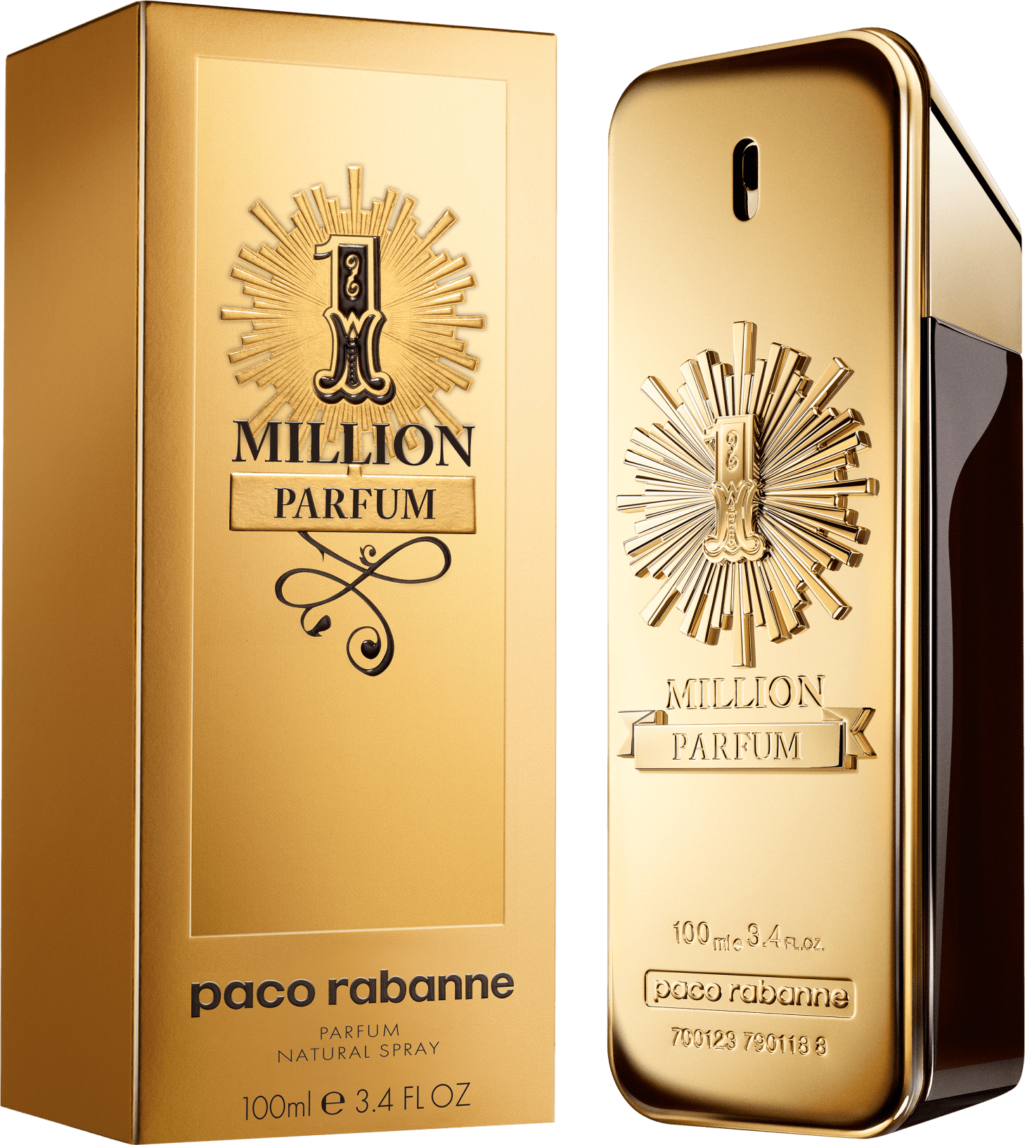 Perfume 1 Million Parfum Paco Rabanne Masculino | Beleza na Web