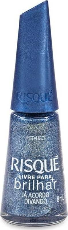Coleção Esmaltes Risqué Livre para Brilhar | Kit 5 cores | Glitter e ...