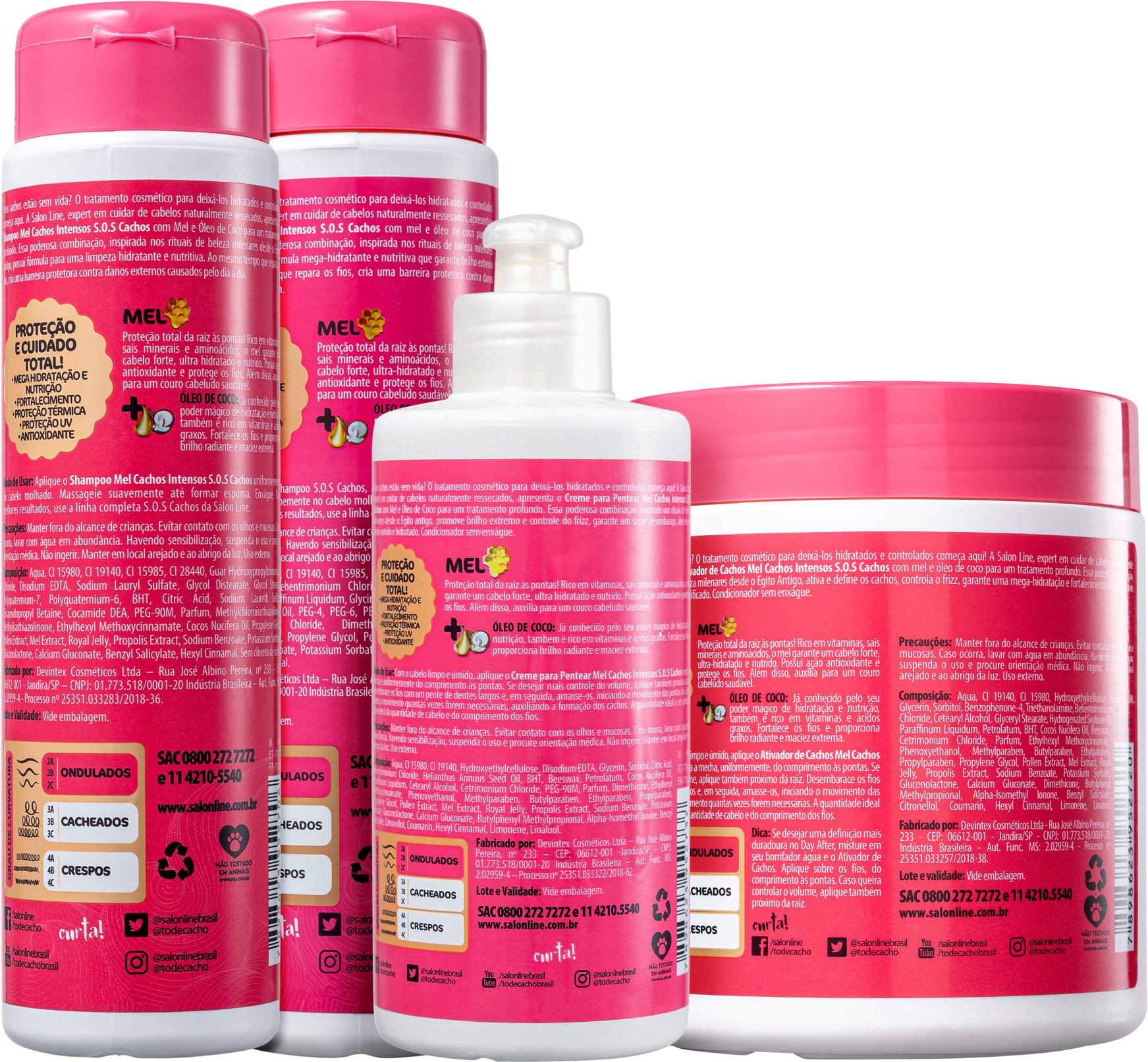 Kit Salon Line Sos Cachos Intensos Full Beleza Na Web Kit Salon Line Sos Cachos Intensos Full Beleza Na Web