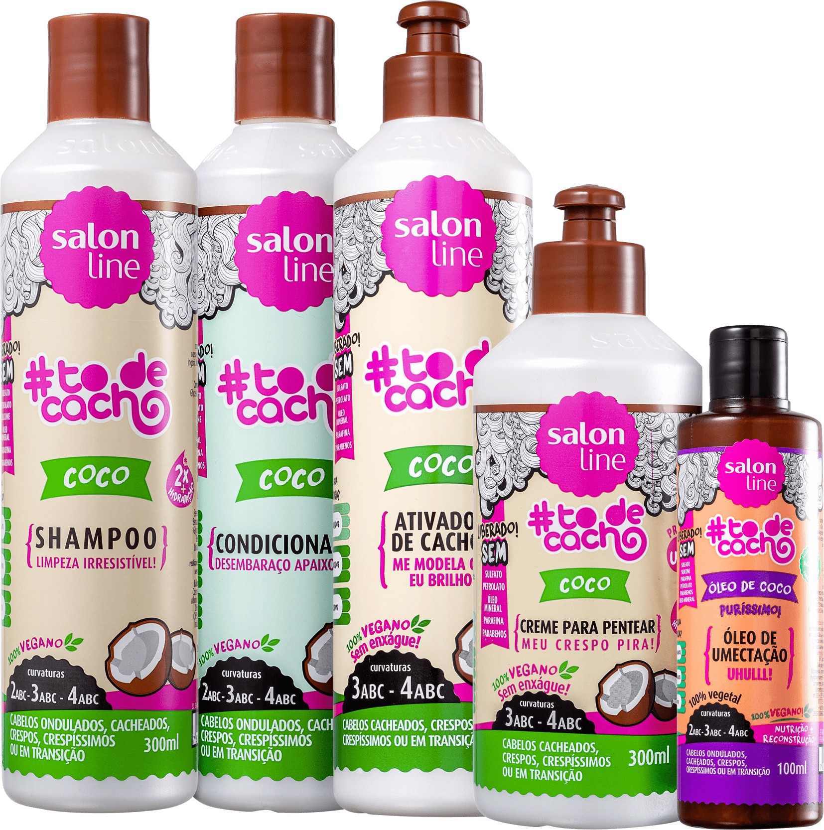 Kit Salon Line Todecacho Coco Uhulll Beleza Na Web