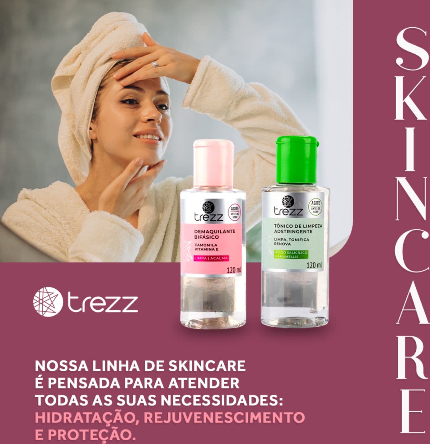 Trezz Demaquilante Bifásico Trezz 120ml