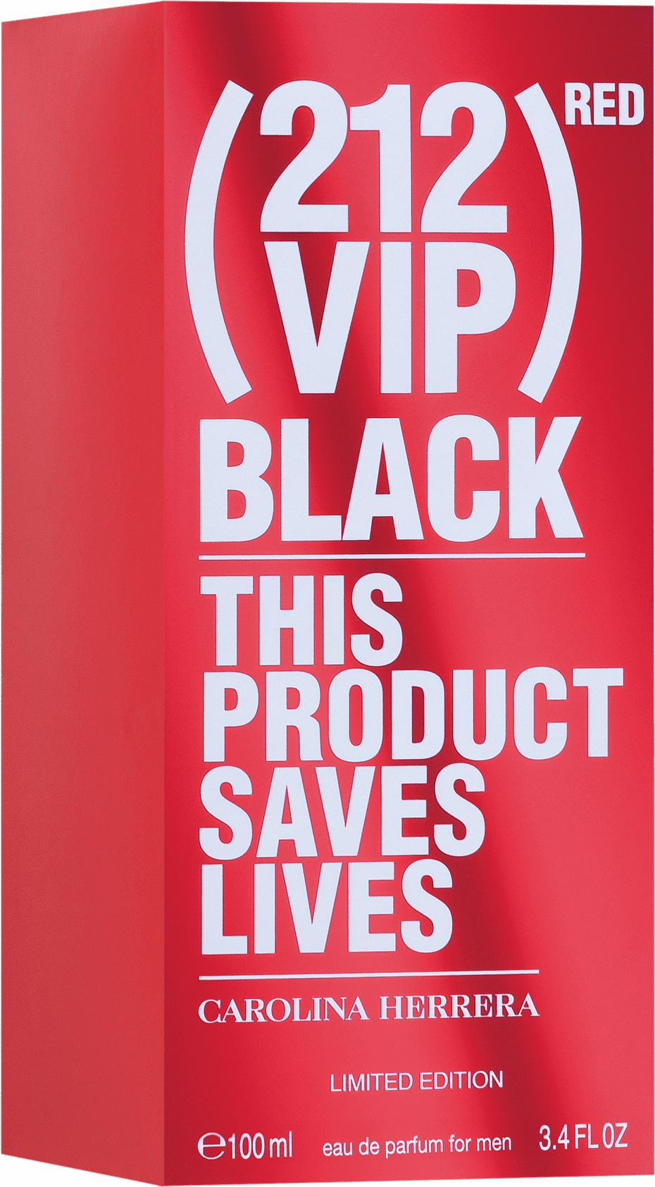 Perfume 212 VIP Men Back Red Edição Limitada Carolina Herrera Masculino Eau de Parfum 100ml