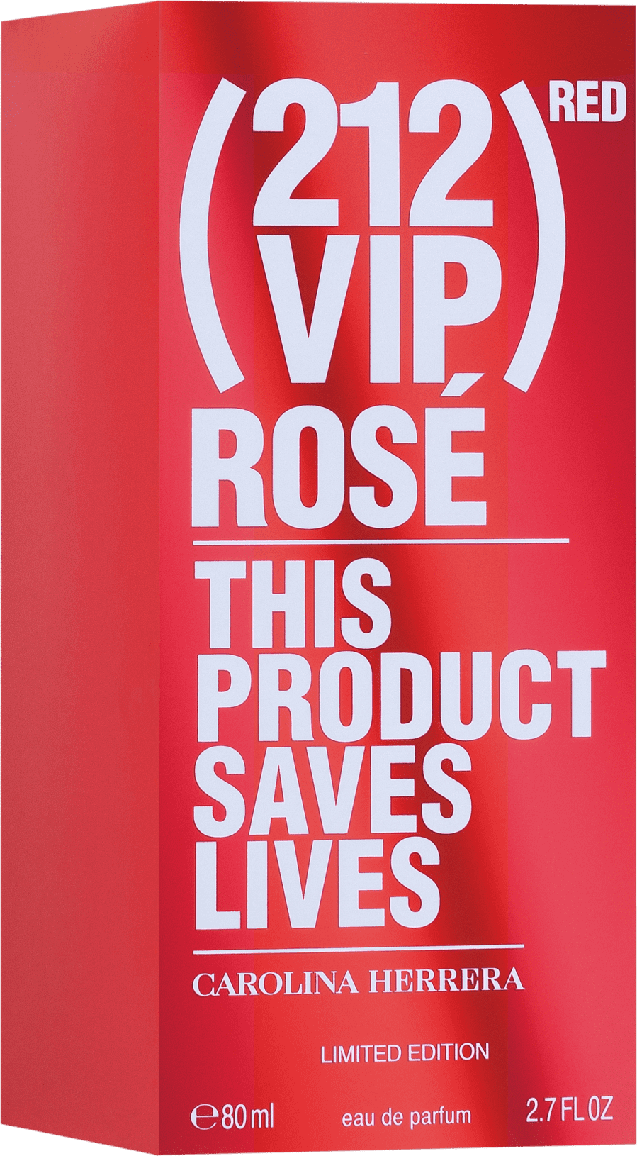 212 VIP Rosé Red Edição Limitada Carolina Herrera Eau de Parfum - Perfume Feminino 80ml