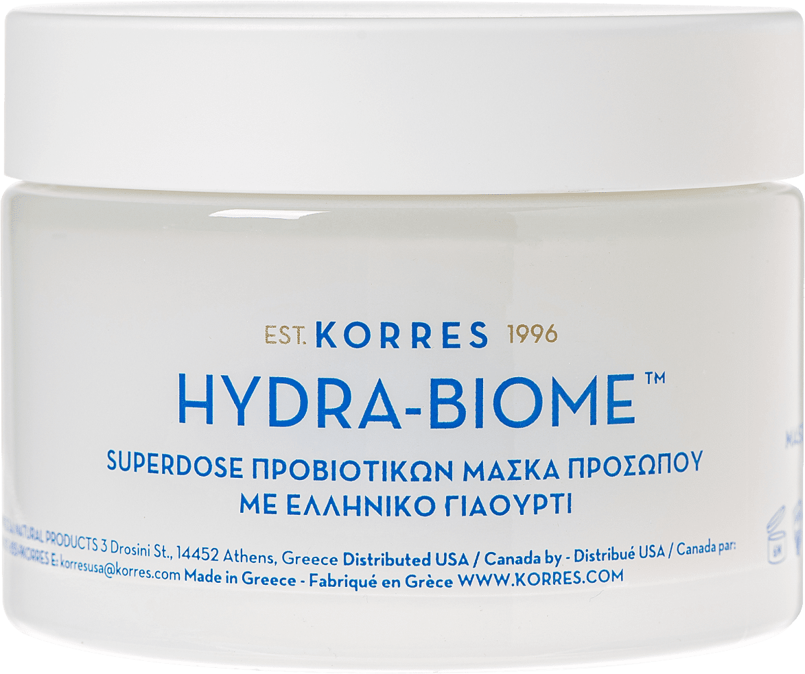 Korres Greek Yoghurt Máscara Facial Super Dose de Probióticos – Com iogurte grego – 100ml