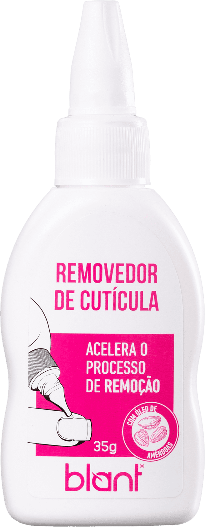 BLANT REMOVEDOR DE CUTICULA 35ML - BLANT REMOVEDOR DE CUTÍCULA