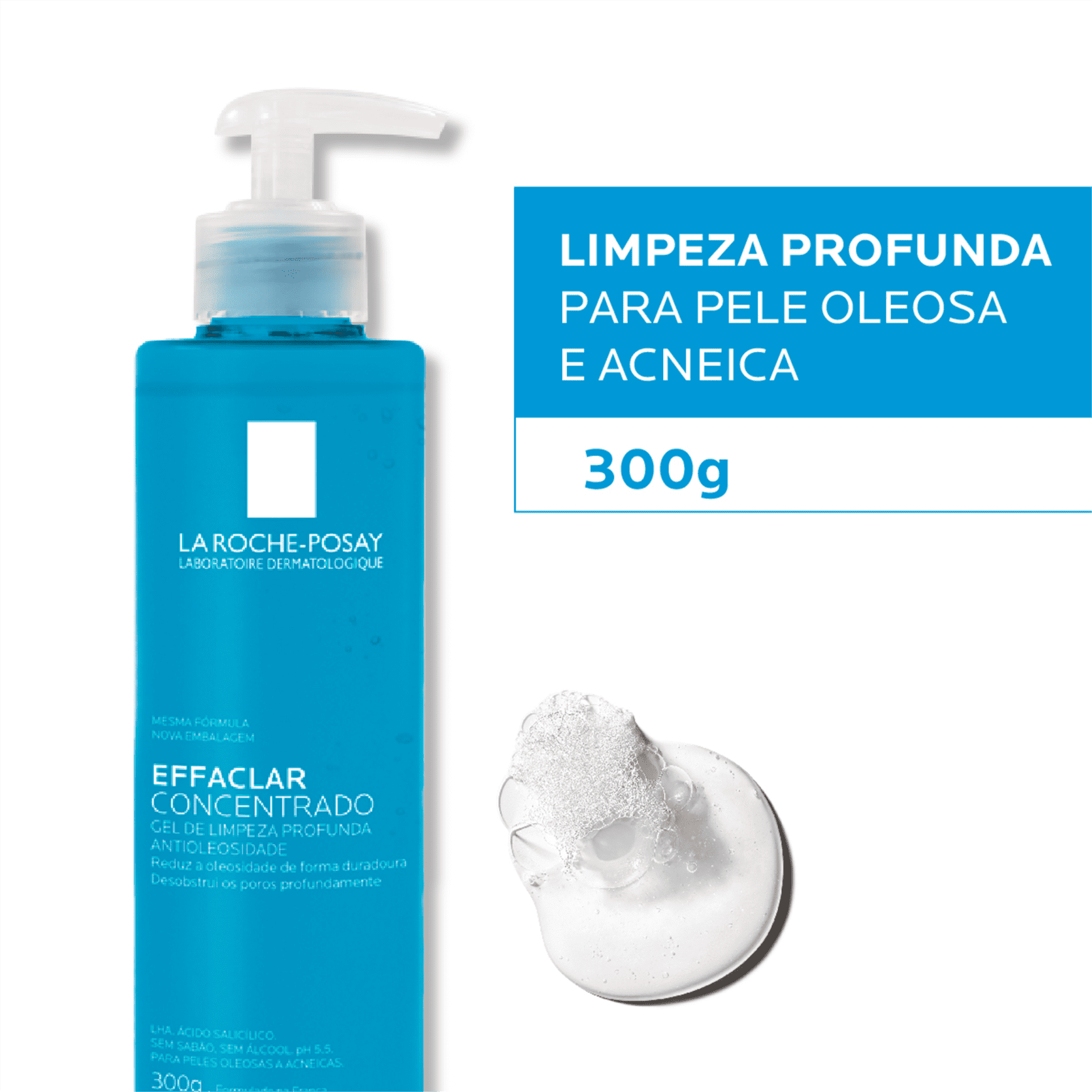 Gel De Limpeza La Roche Effaclar Concentrado Beleza Na Web