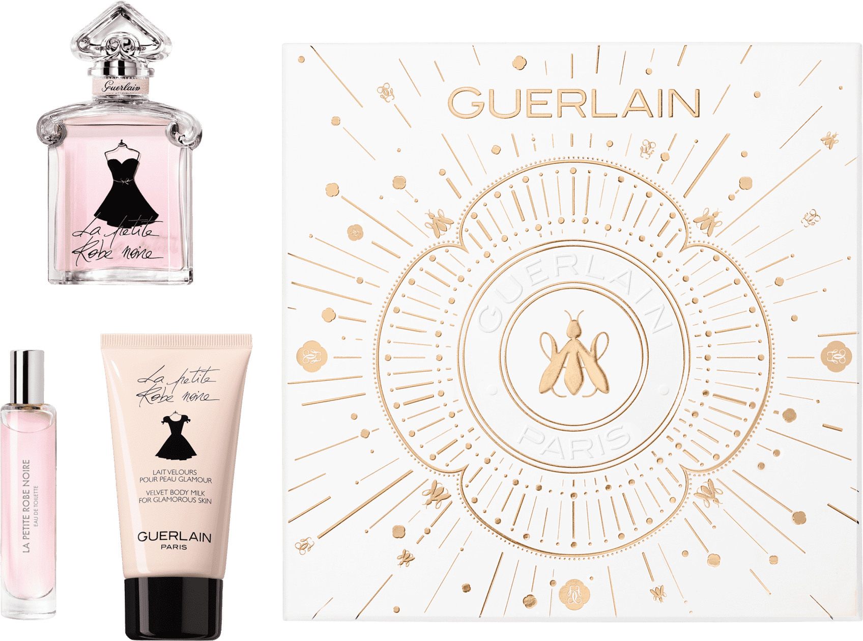 Conjunto La Petite Robe Noire Guerlain Feminino - Eau de Toilette 50ml + Travel Size 10ml + Loção Corporal 75ml