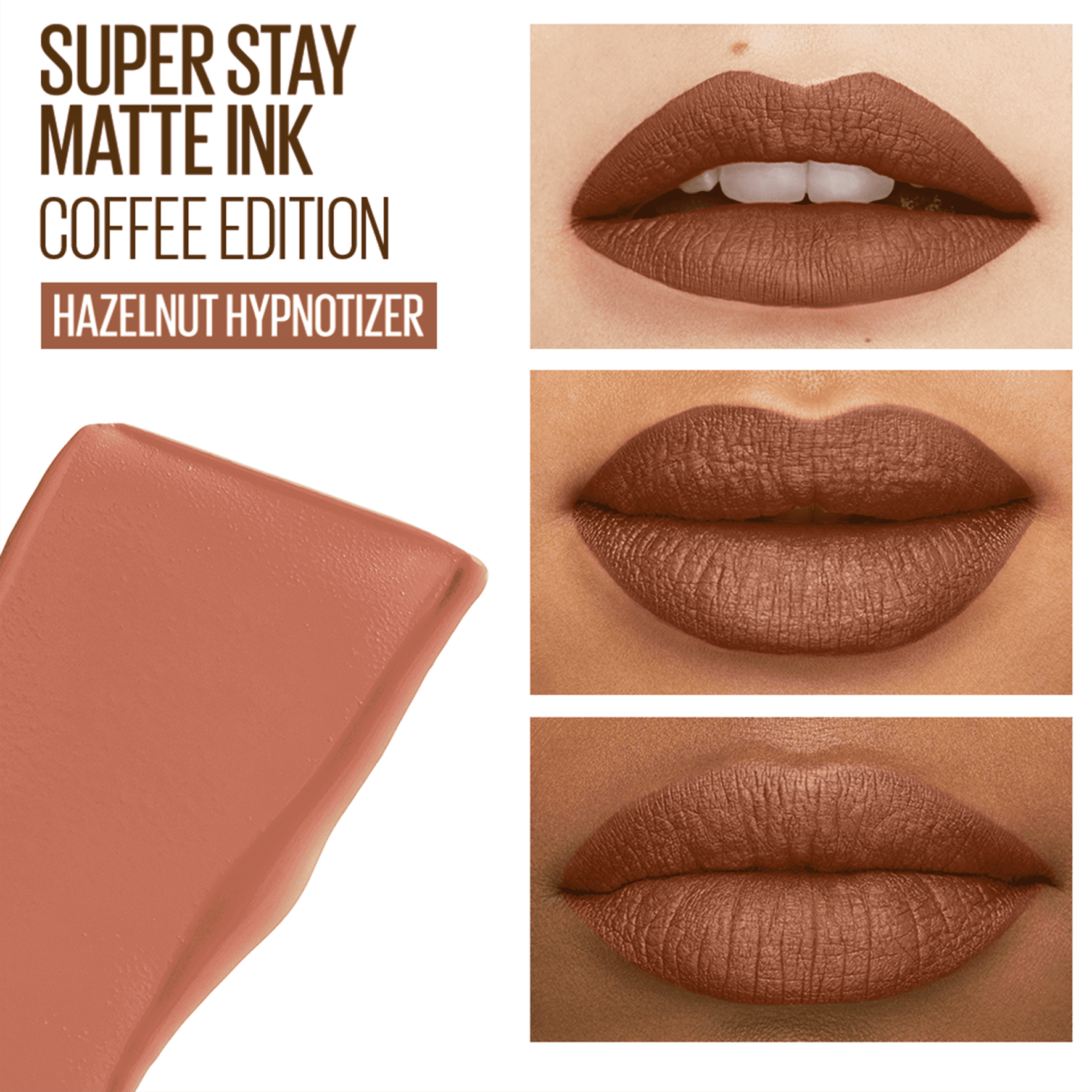 Maybelline Superstay Matte Ink Coffee Edition Hazelnut Hypnotizer - Batom Líquido 5ml