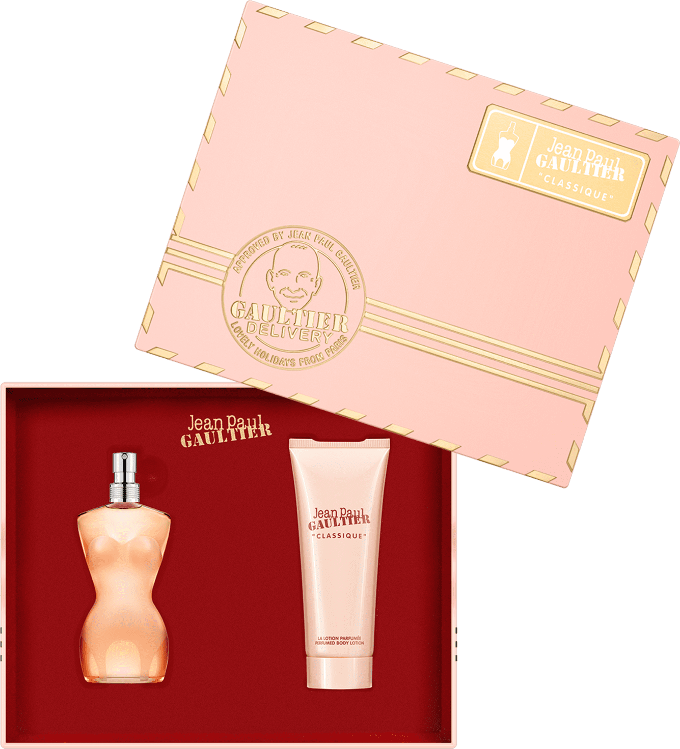 Conjunto Classique Jean Paul Gaultier Feminino - Eau de Toilette 50ml + Loção Corporal 75ml