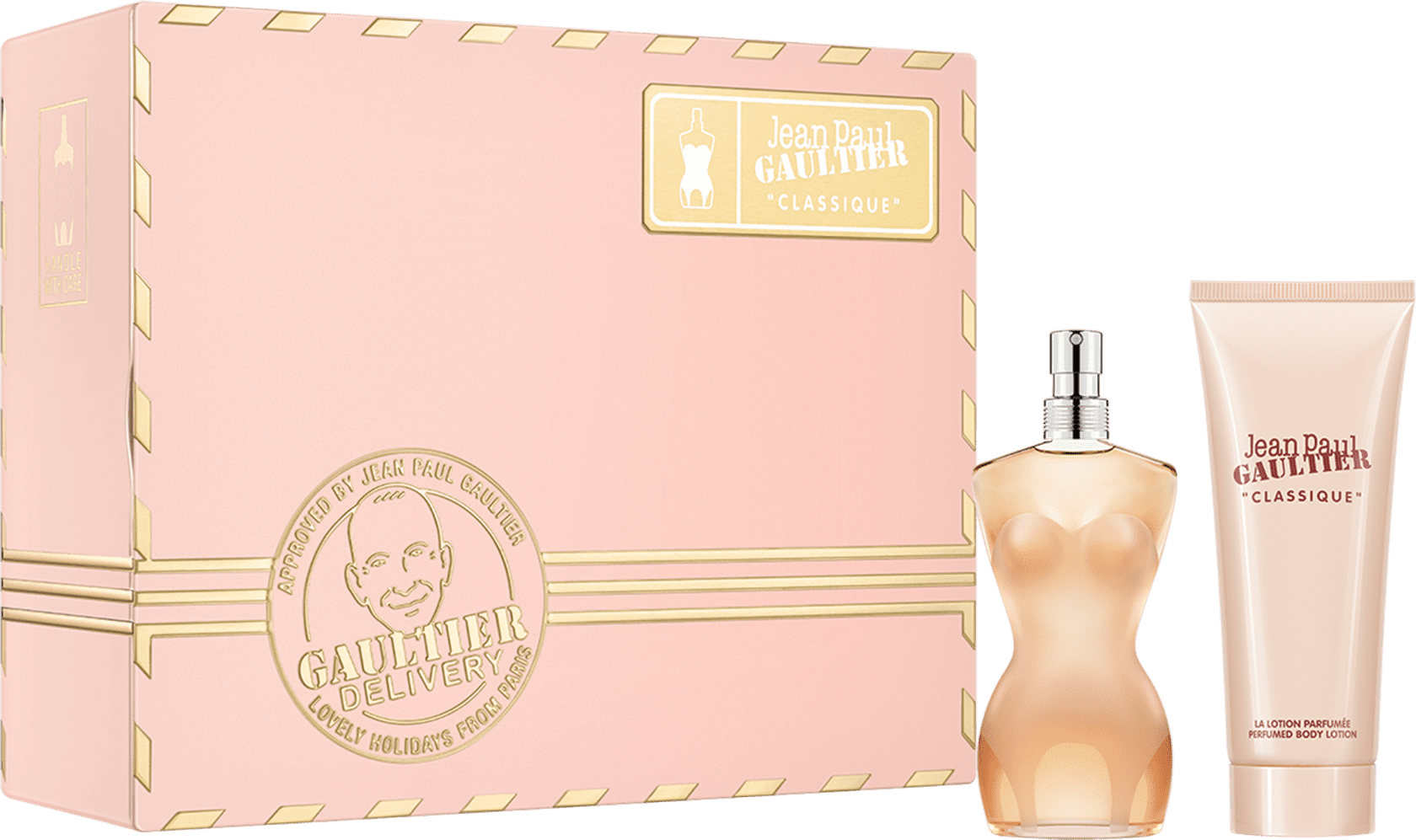 Conjunto Classique Jean Paul Gaultier Feminino - Eau de Toilette 50ml + Loção Corporal 75ml
