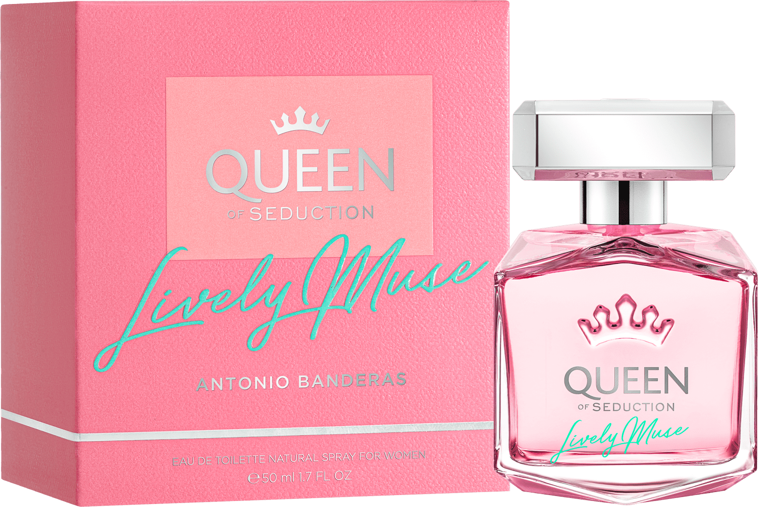Queen Of Seduction Lively Muse Antonio Banderas Eau de Toilette - Perfume Feminino 50ml