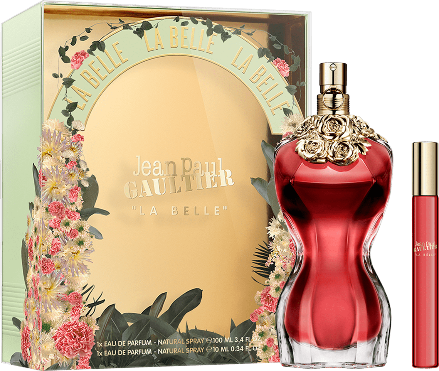 Conjunto La Belle Jean Paul Gaultier Feminino - Eau de Parfum 100ml + Travel Size 10ml