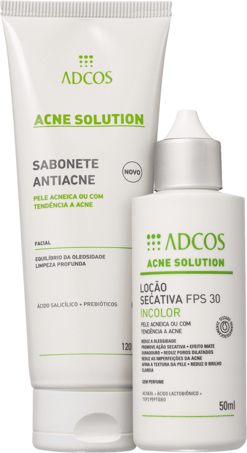 Kit Adcos Acne Solution Beleza na 