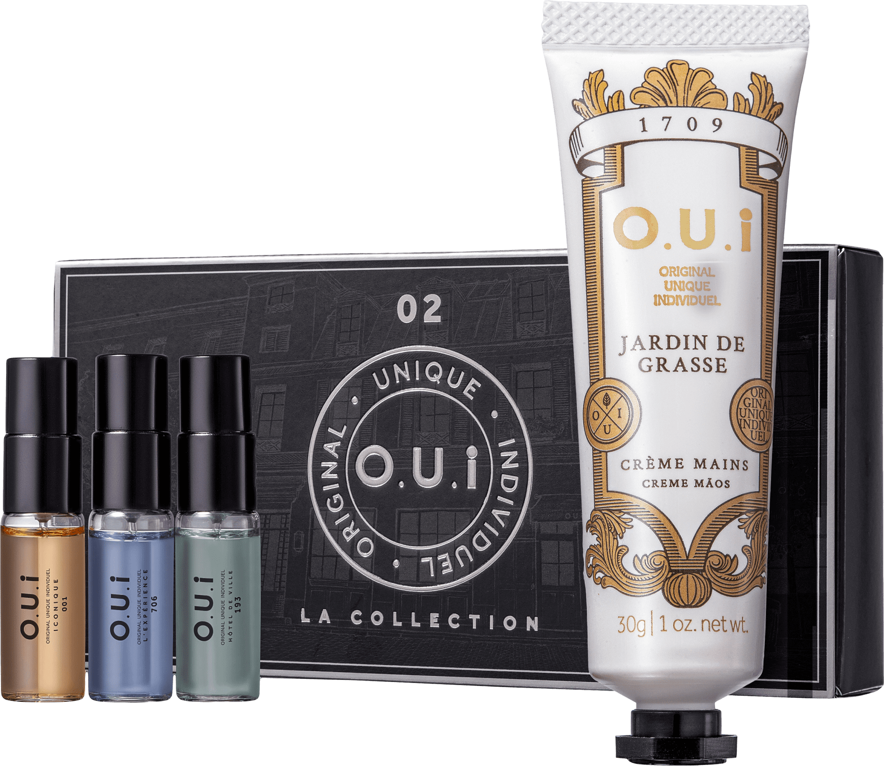 Kit La Collection 02 O.U.i Masculino - Eau de Parfum 15ml + Creme Hidratante para as Mãos 30g