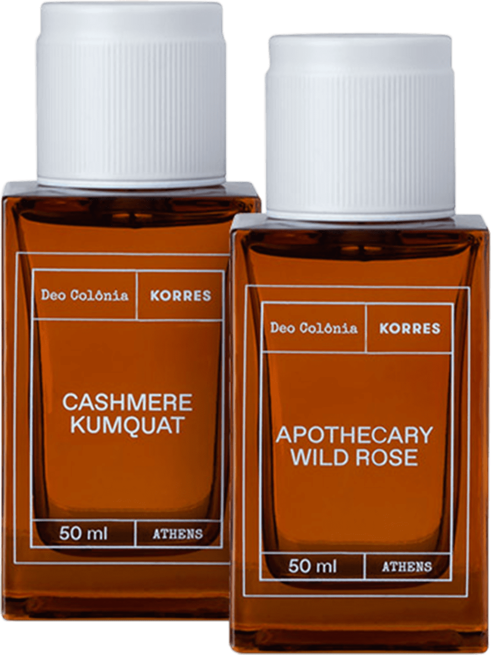 Conjunto Cashmere Kumquat & Apothecary Wild Rose Korres Feminino - Eau de Toilette 50ml + Eau de Toilette 50ml