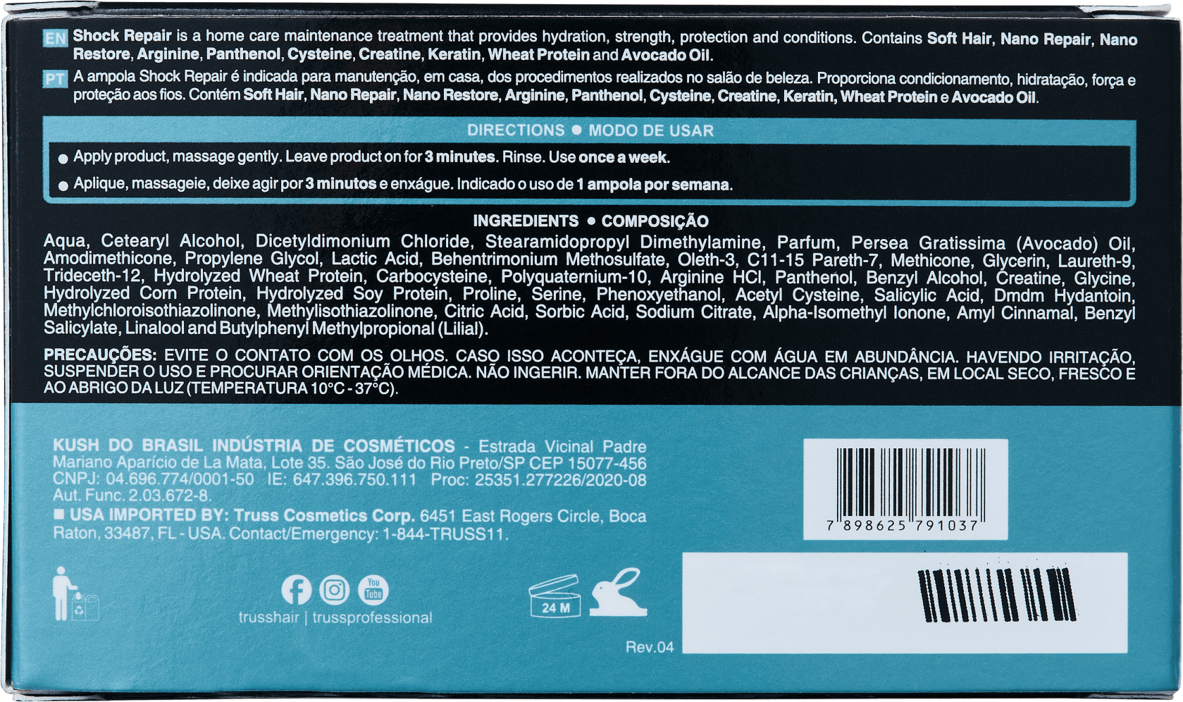 Ampola Truss Shock Repair Beleza na 
